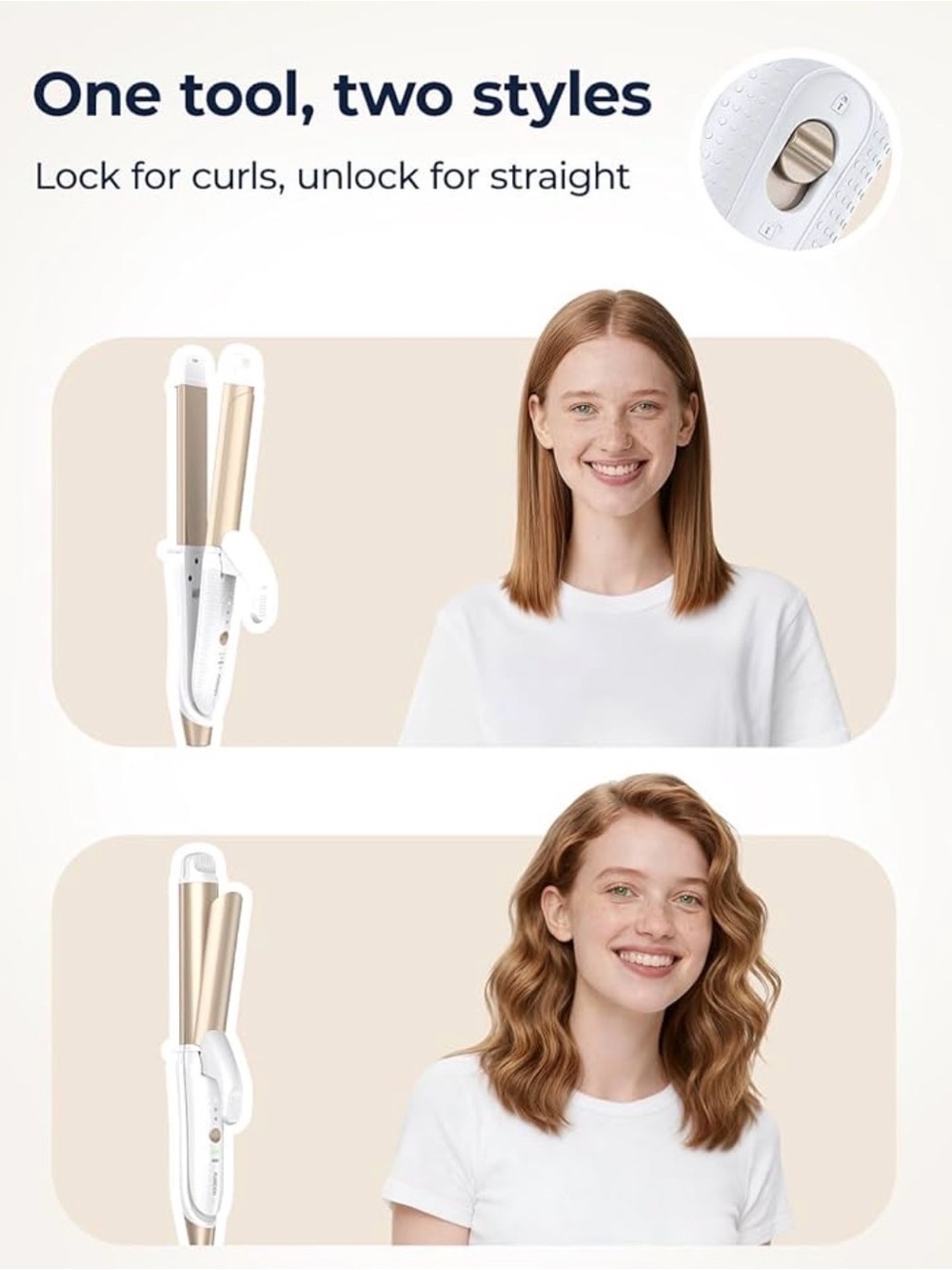 FURIDEN 2-in-1 Curling Iron - Picture 2 of 5